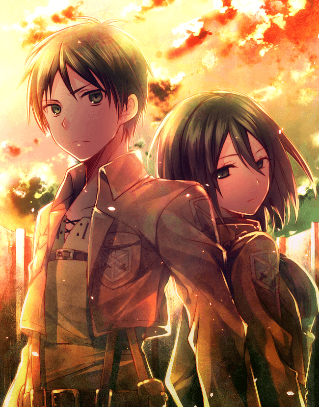 Эрен и Микаса / Eren and Mikasa